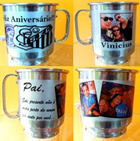 Caneca de Alumínio Personalizada - 400ml